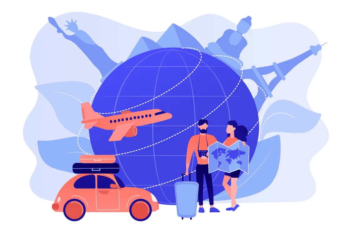 Veterinary professionals illustration